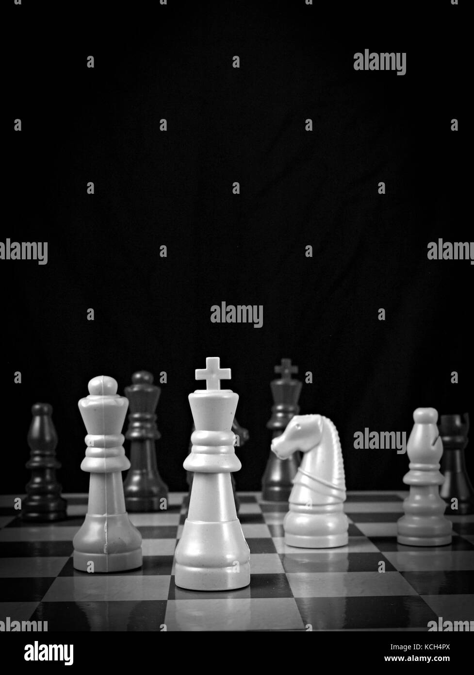 Schachspieler Konzept Stockfoto