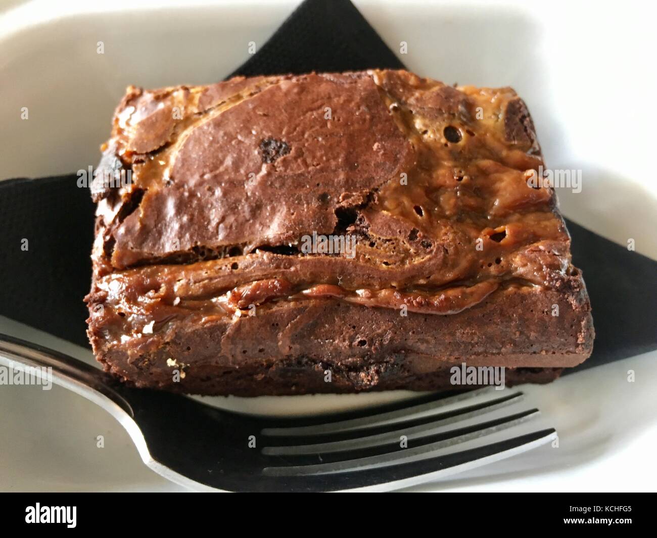 Chocolate brownies Stockfoto