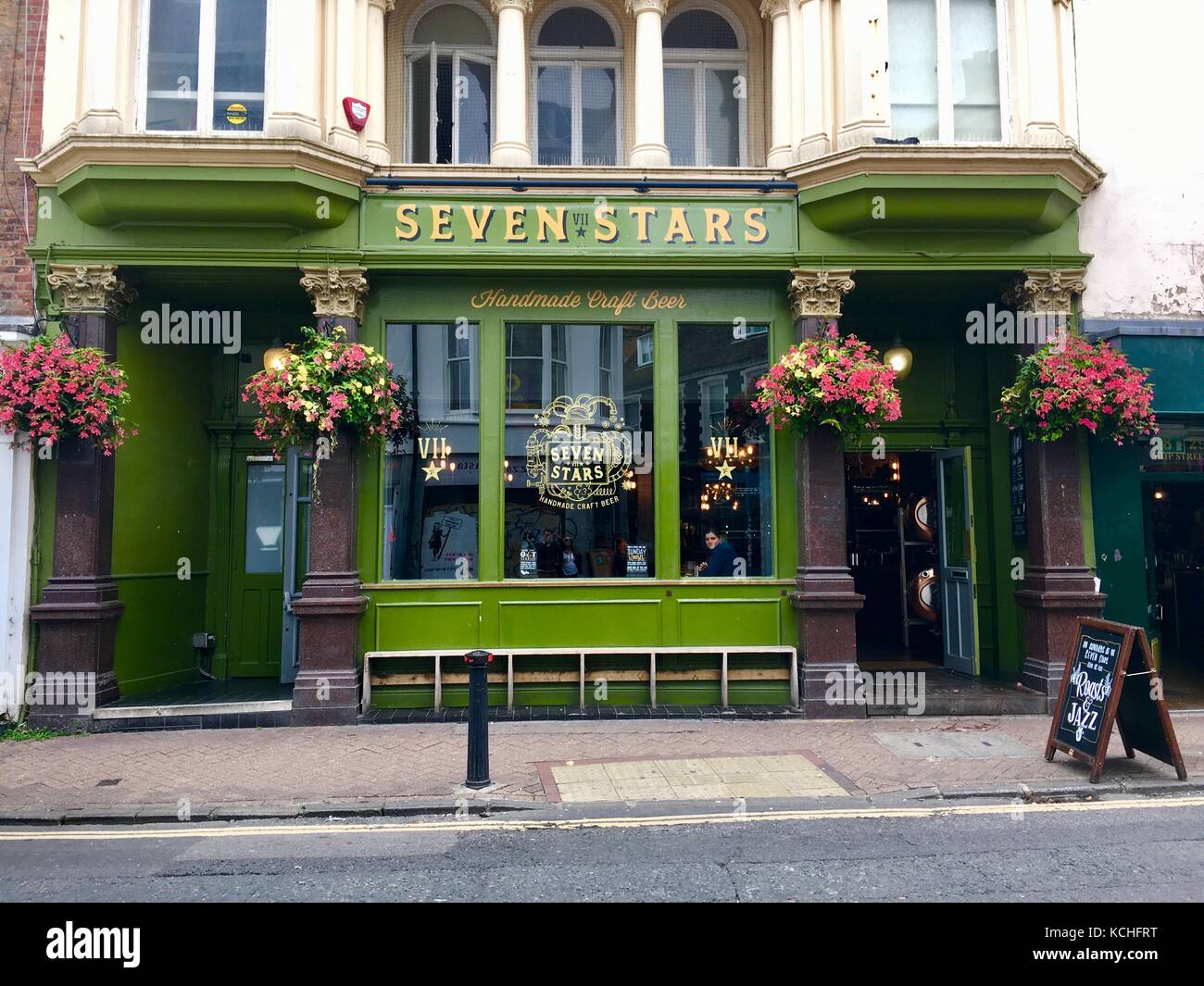 Sieben Sterne, Brighton Stockfoto
