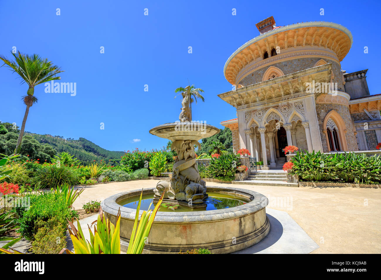 Palácio de Monserrate Sintra Stockfoto