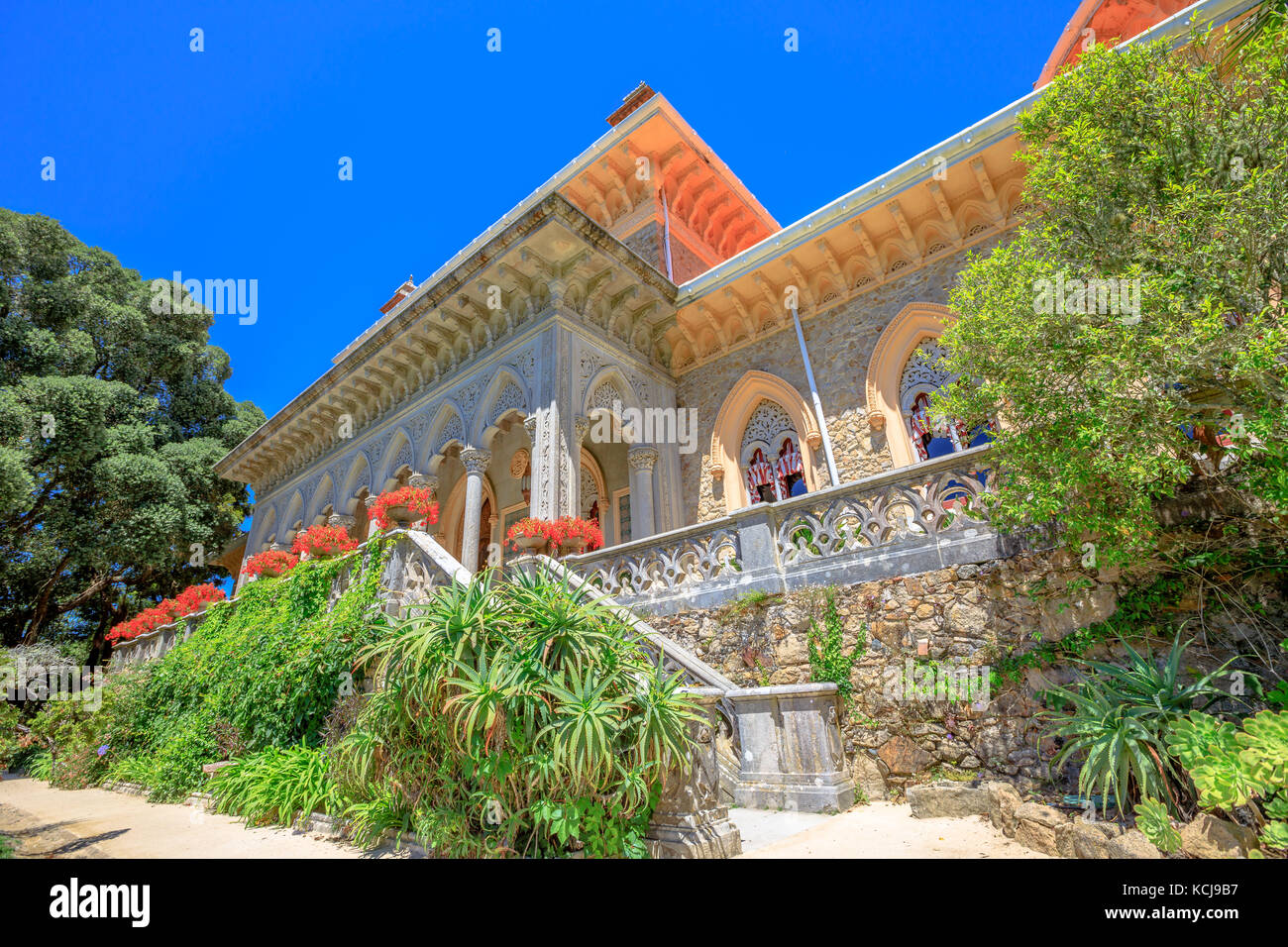 Sintra Palácio de Monserrate Stockfoto