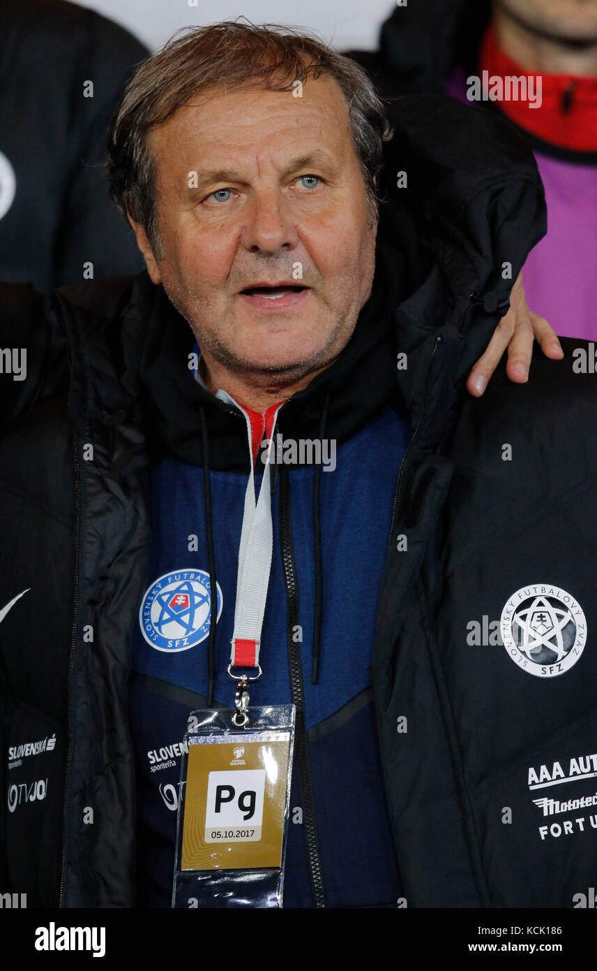 JAN KOZAK SLOWAKEI HAMPDEN PARK GLASGOW SCHOTTLAND, 05. Oktober 2017 Stockfoto