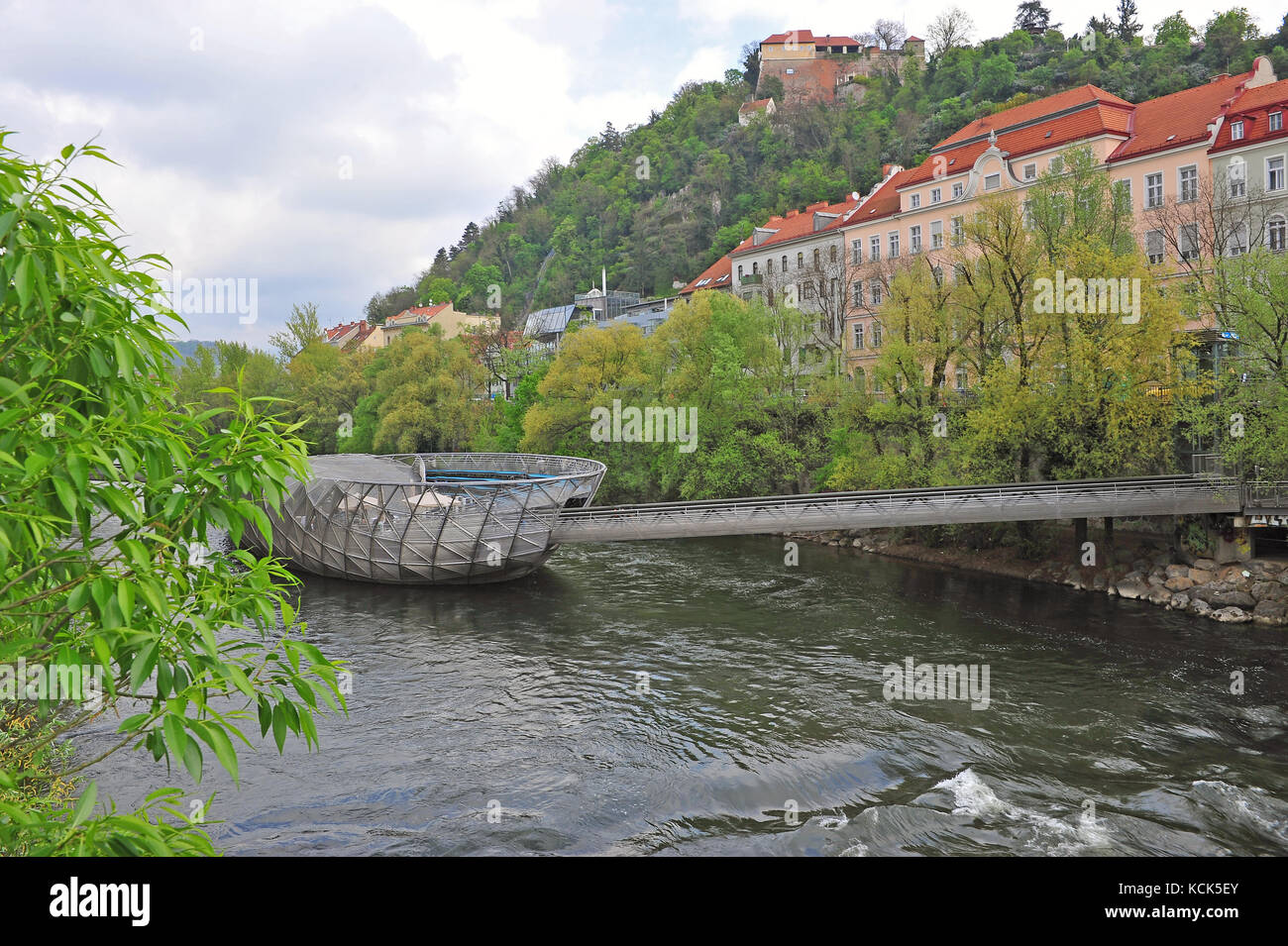 Die moderne Architektur der Stadt Graz, Österreich Stockfoto