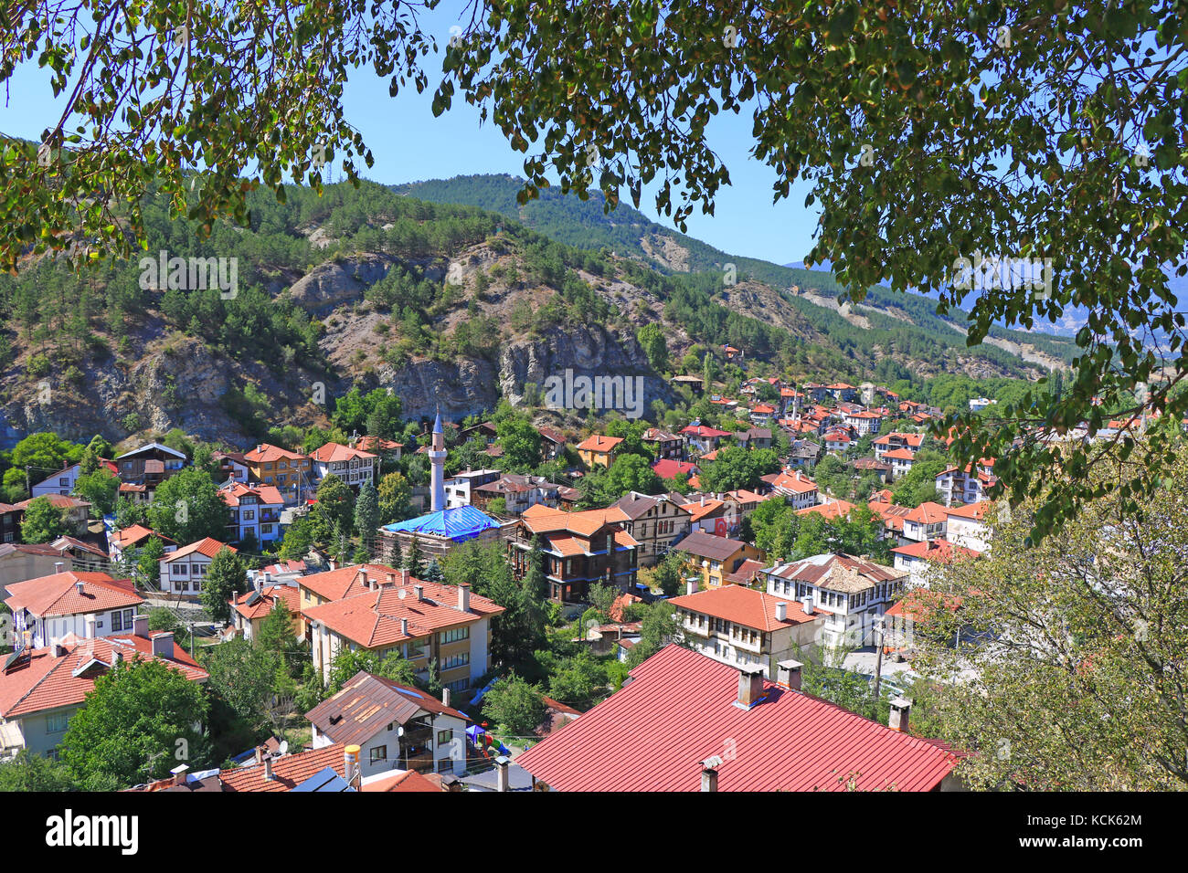 Historische türkische Stadt Mudurnu in Bolu, Türkei Stockfoto