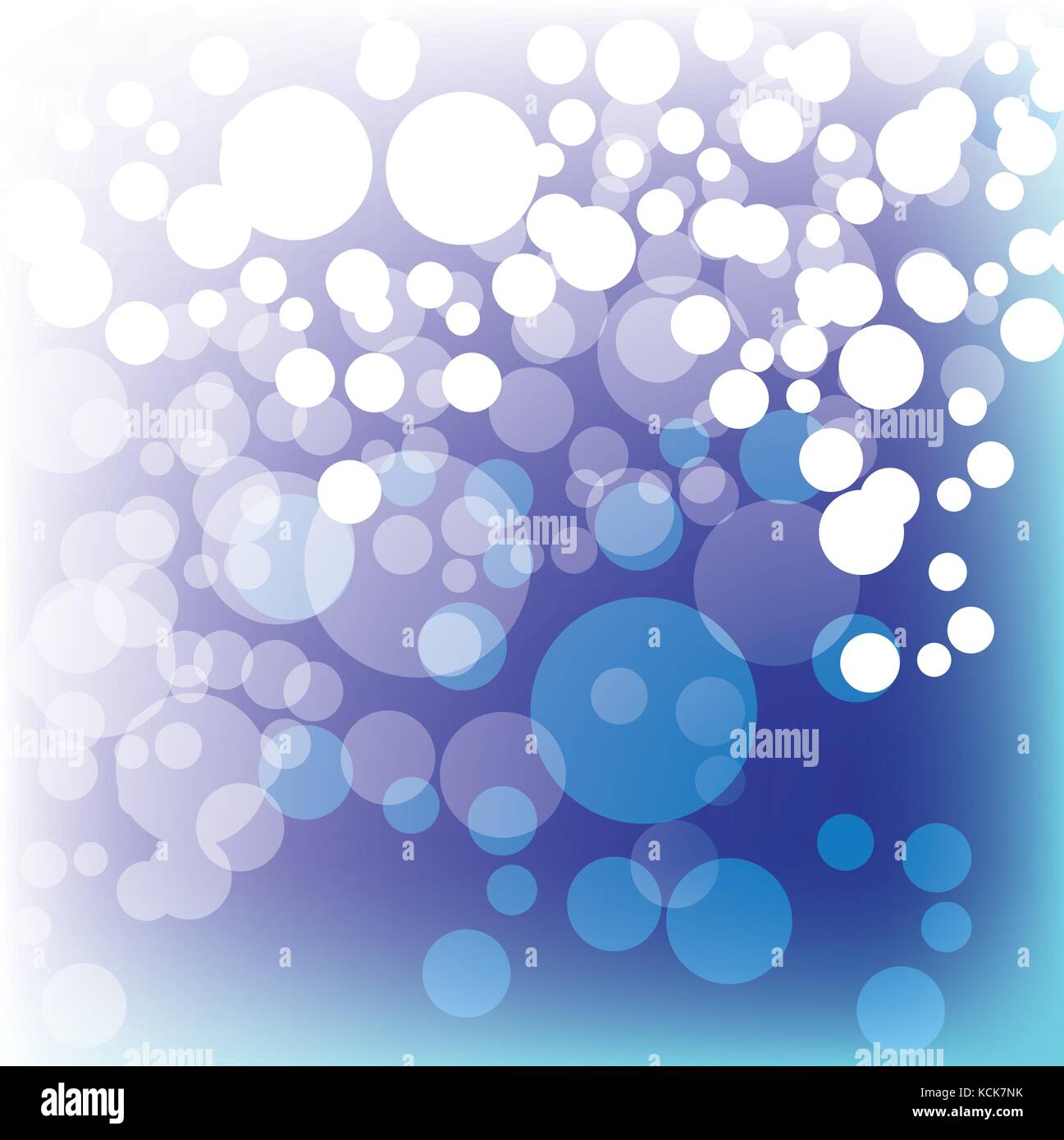 Weiße Kreise auf blauem Hintergrund, urlaub Hintergrund Stock Vektor