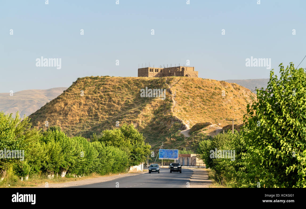 Straße Festung zu hisor in Tadschikistan Stockfoto