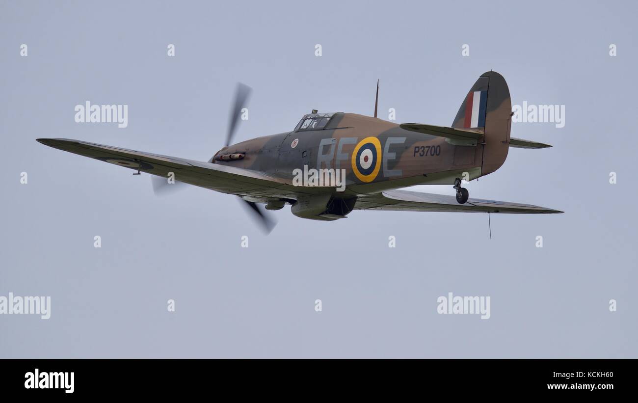 Hawker Hurricane Mk XII, P3700 Stockfoto