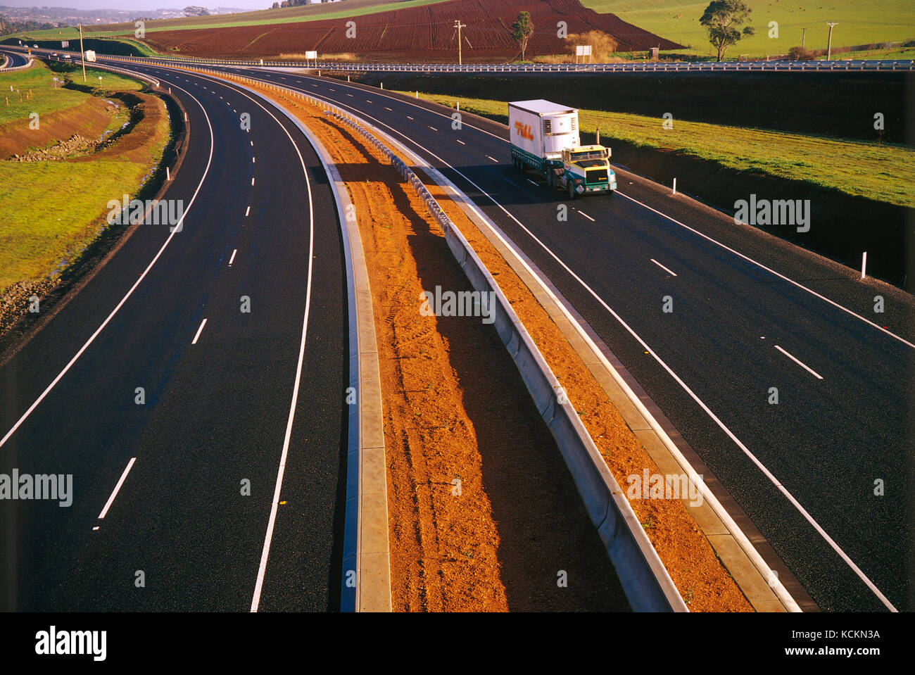 Bass Highway, in der Nähe von Devonport. Tasmanien, Australien Stockfoto