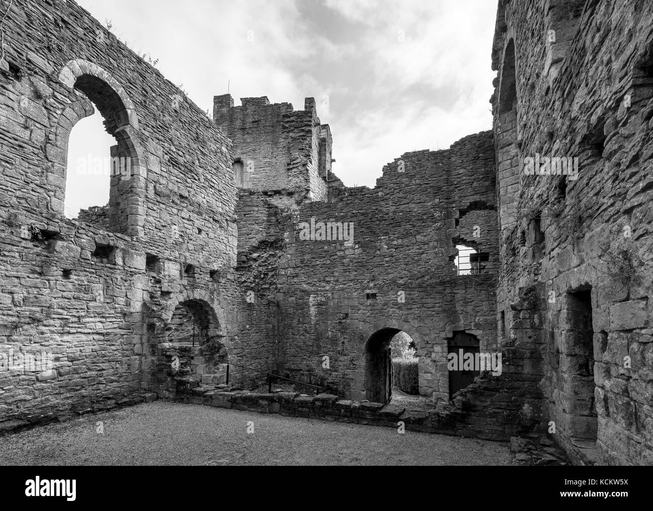 Richmond Castle, North Yorkshire, England. Stockfoto