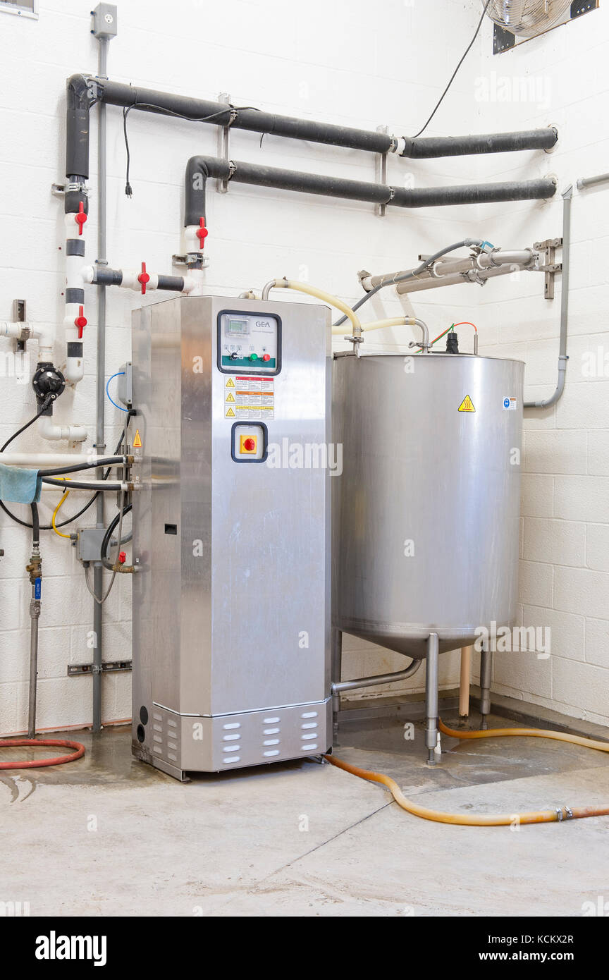 Uv-milch Luftreiniger in Dairy Farm Stockfoto