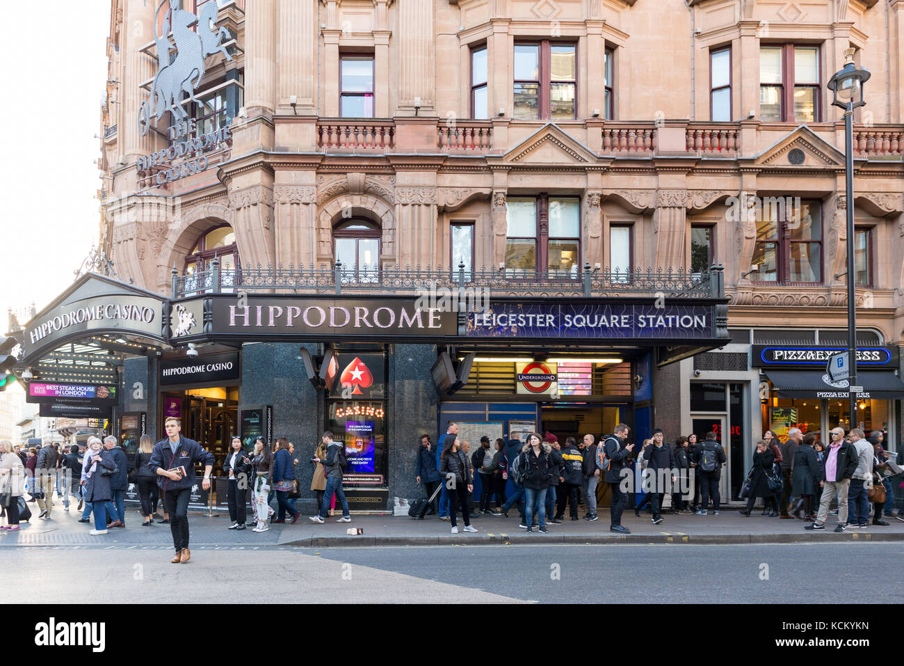Das hippodrom Casino am Leicester Square auf der Charing Cross Road, London, England, Großbritannien Stockfoto