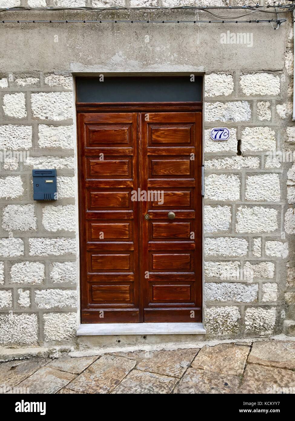 Sizilianische Tür Stockfoto