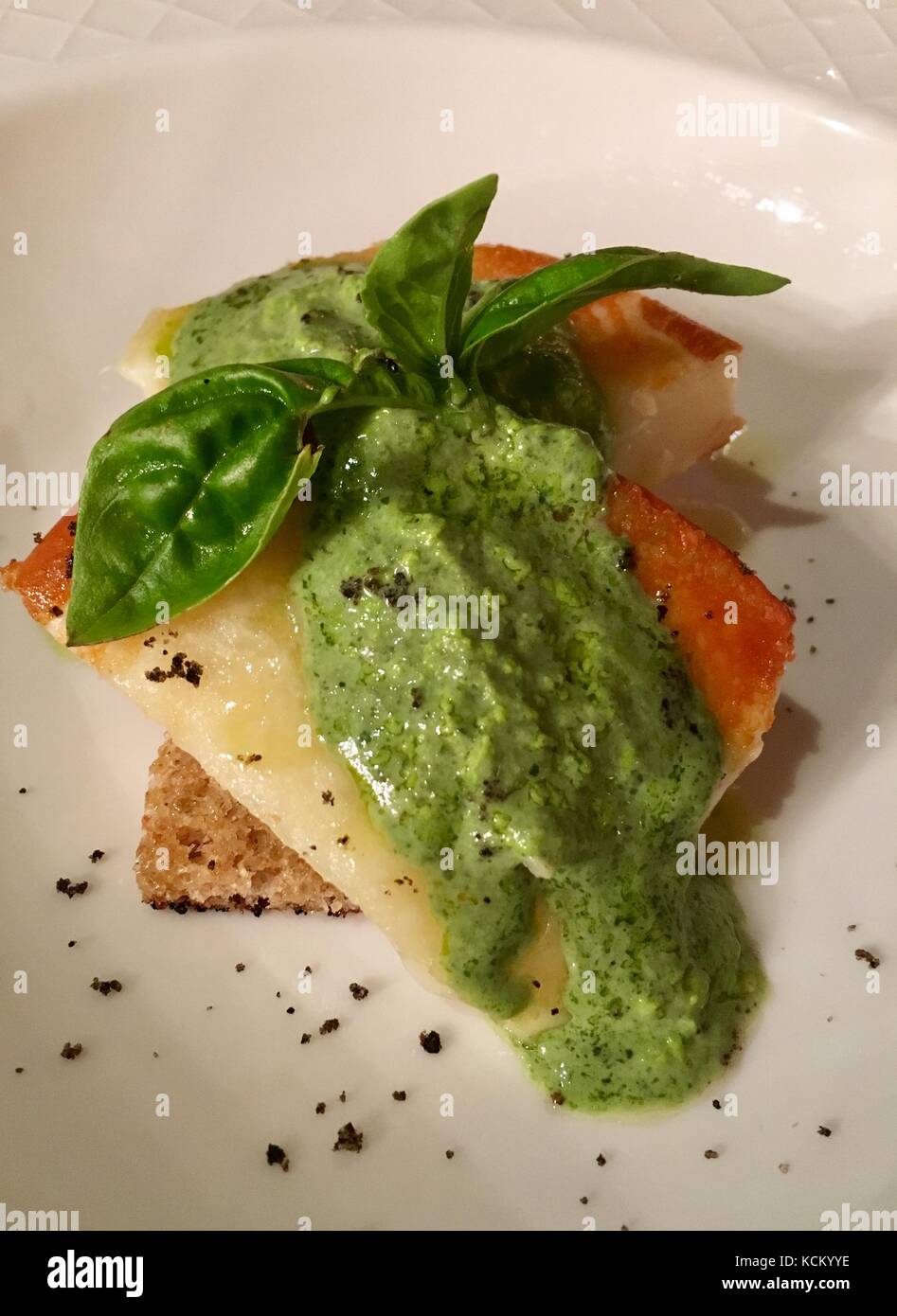 Die italienische Küche Stockfoto