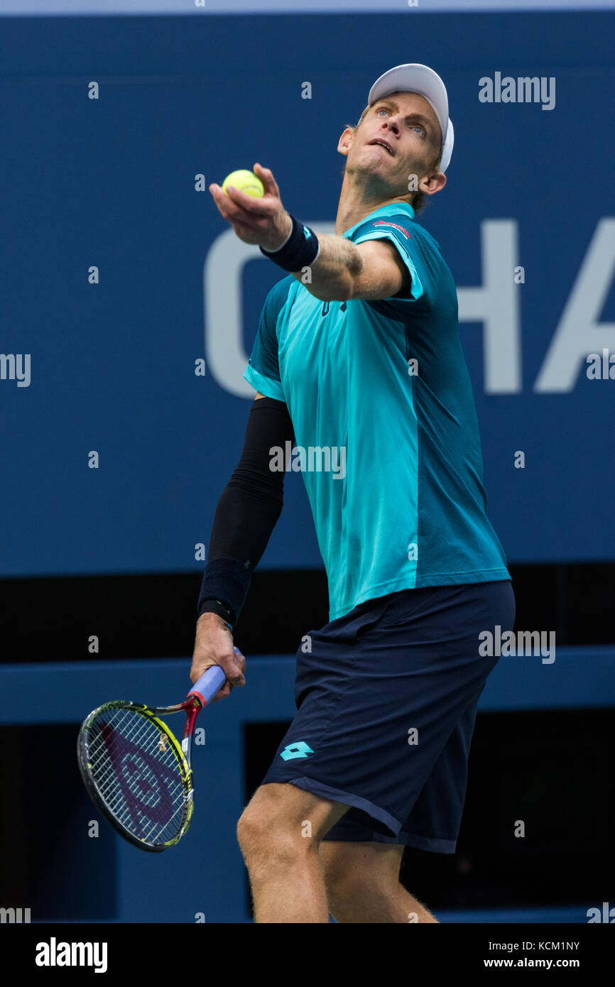Kevin Anderson (RSA) konkurrieren im Halbfinale der Männer Finale der
