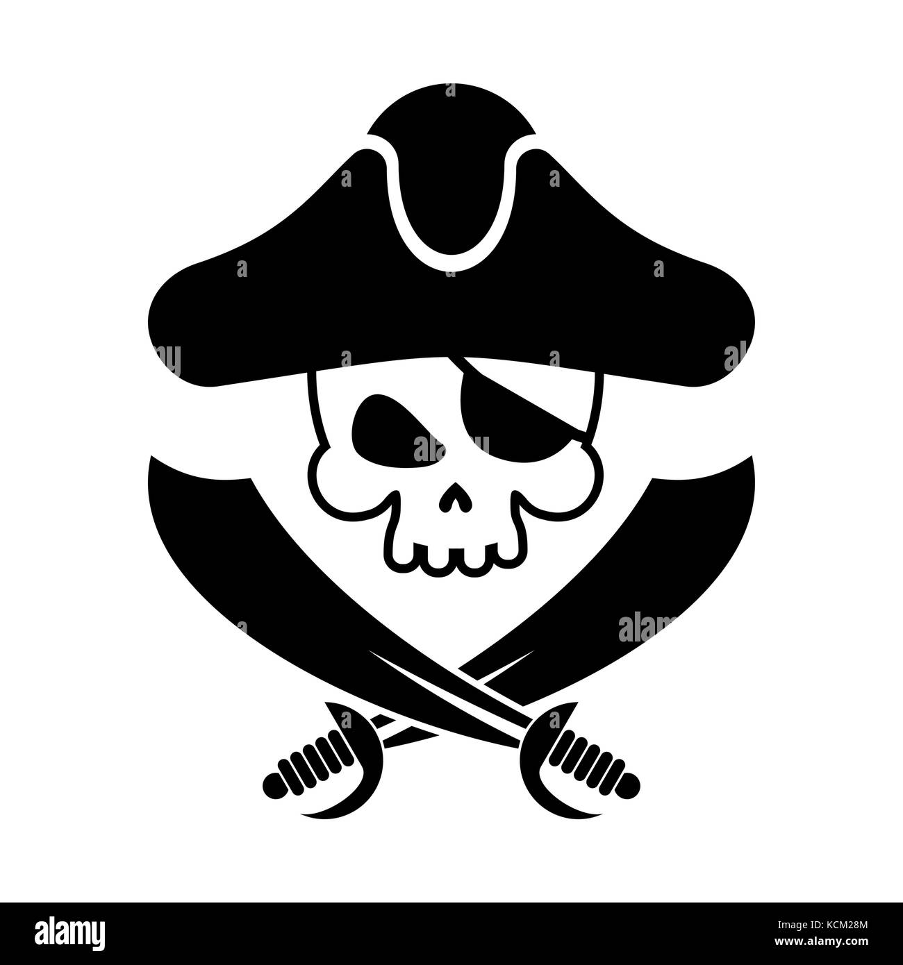 Piratenschädel Ausgeschnittene Stockfotos und -bilder - Alamy