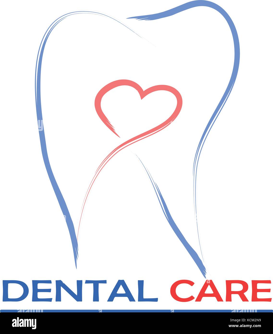 Zahnpflege logo Stock Vektor