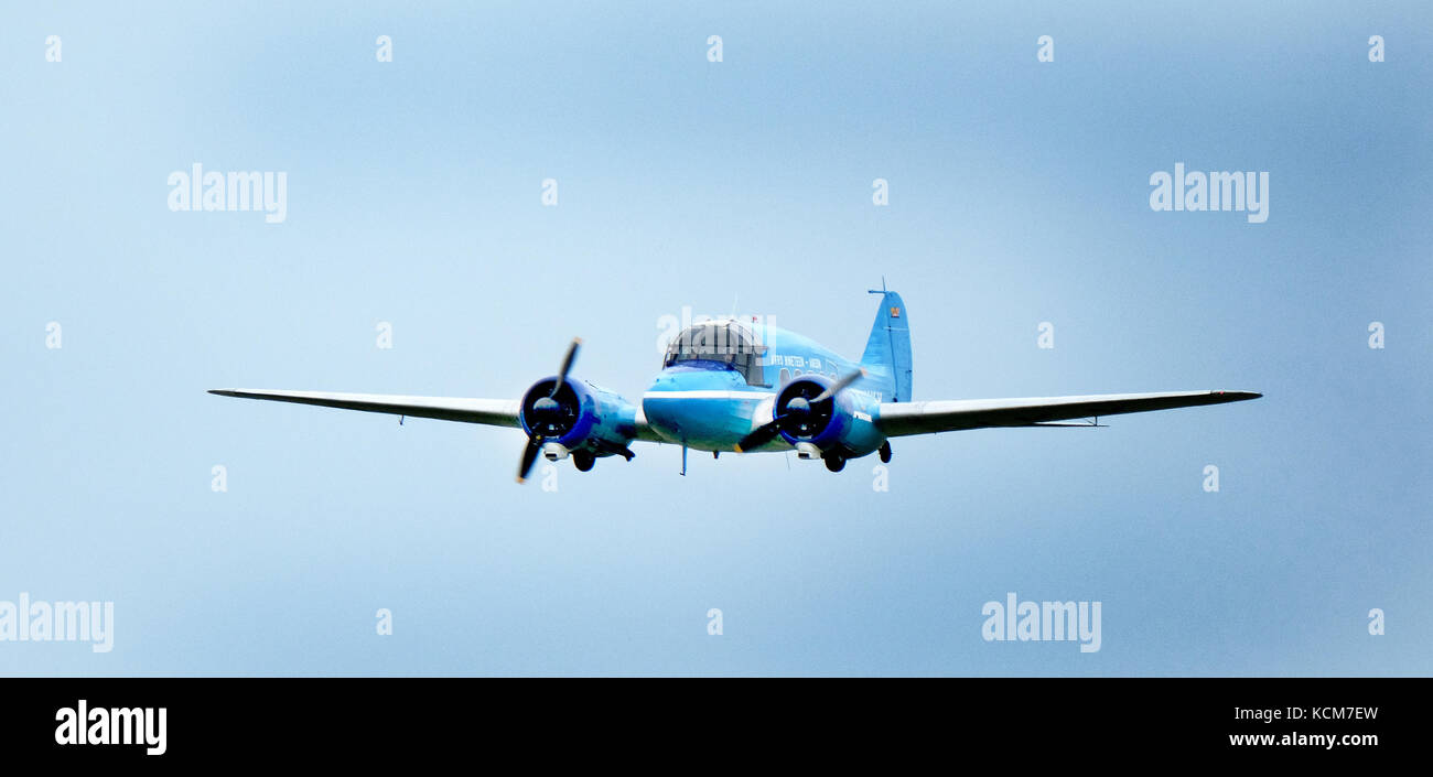 Avro Anson twin Motor Oldtimer. Stockfoto