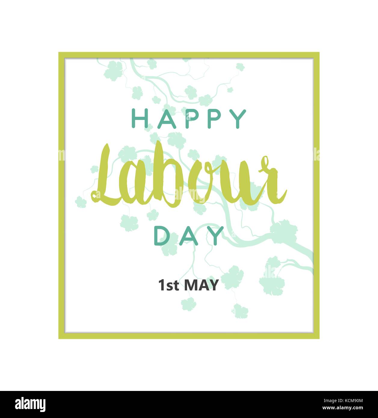 Abstrakte Urlaub happy Tag der Arbeit Karte Stock Vektor