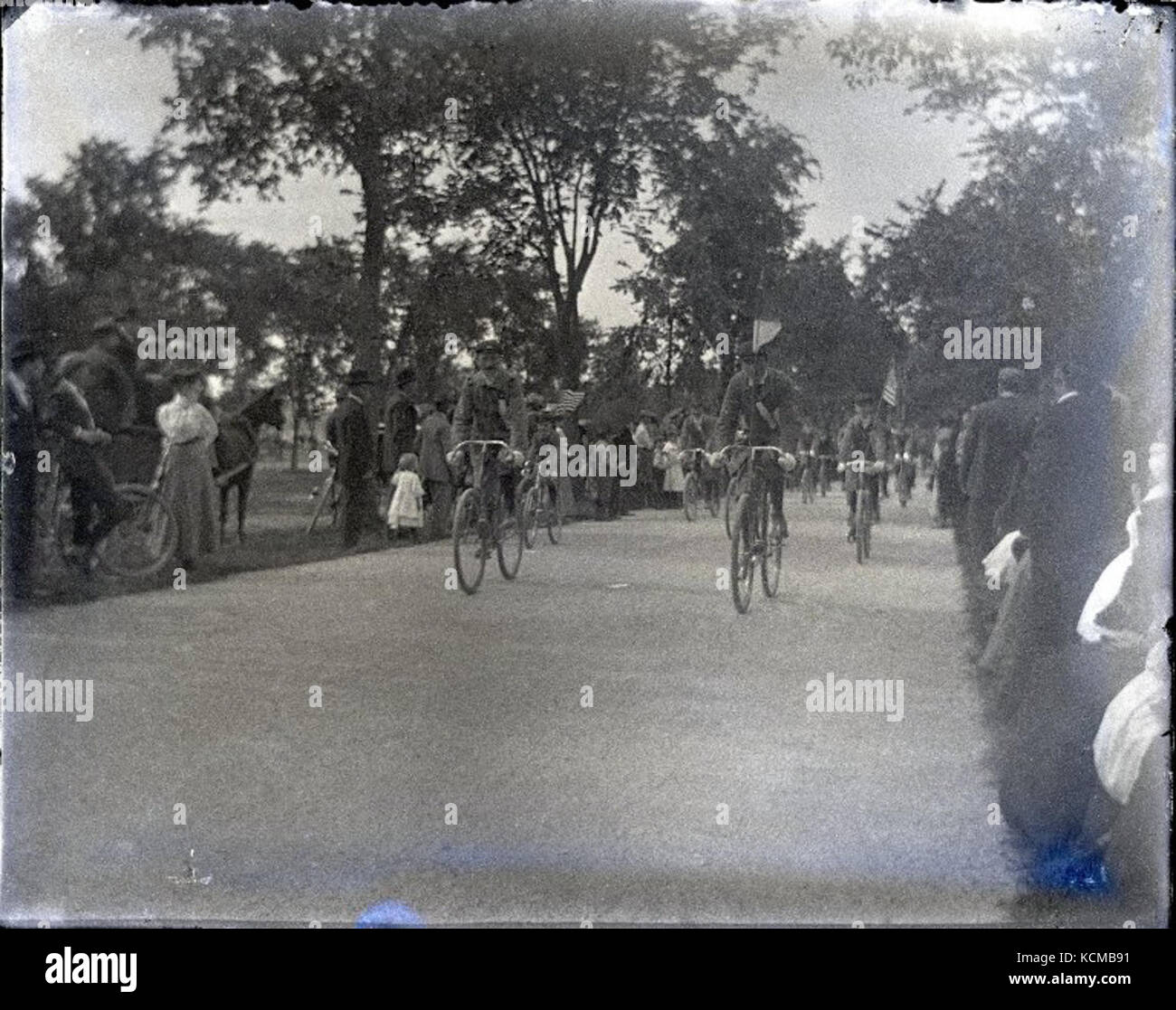 Brooklyn Museum Eröffnung von Coney Island Radweg Edgar S. Thomson Stockfoto