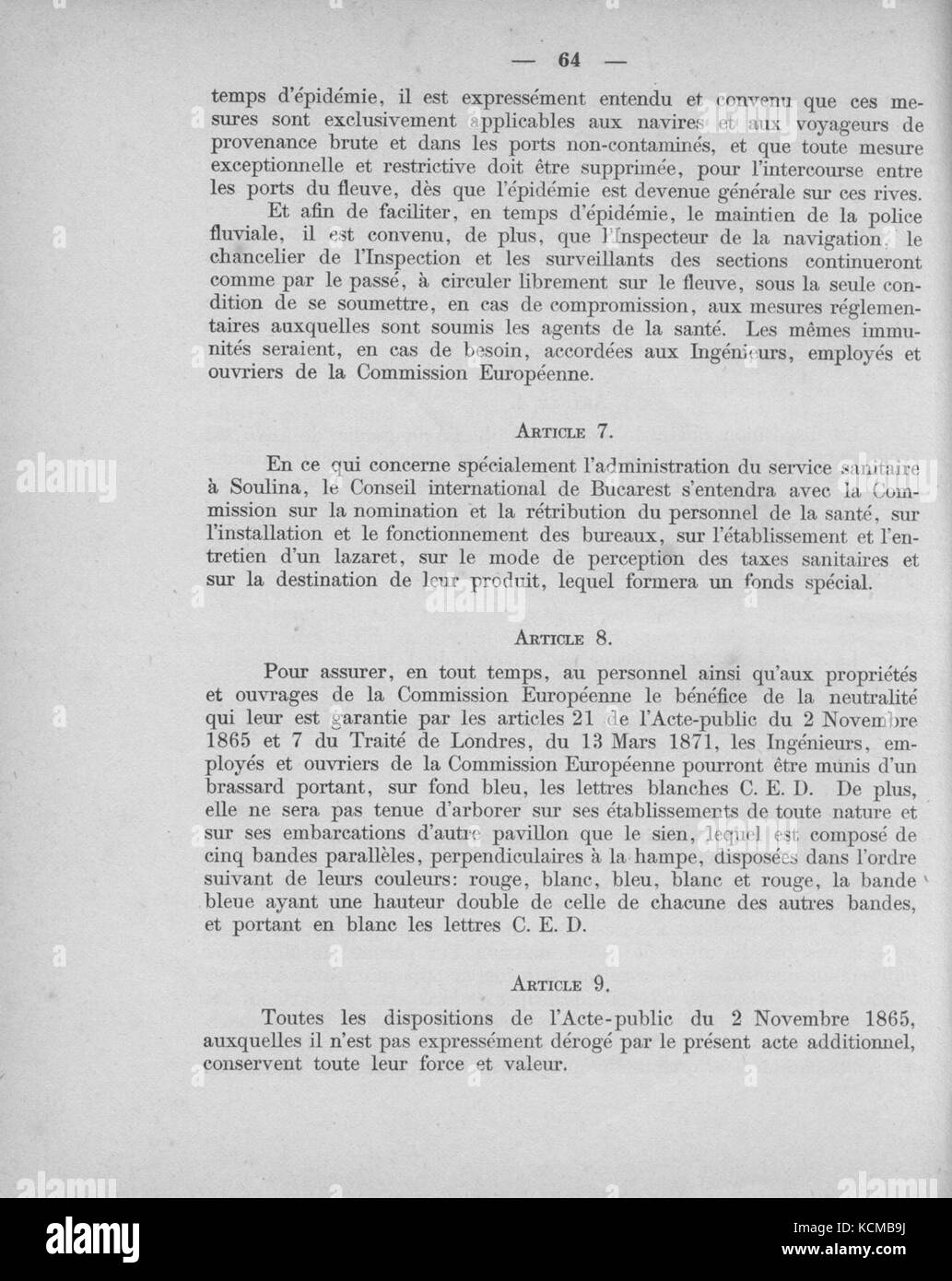 Deutsches Reichsgesetzblatt 1882 013 064 Stockfoto