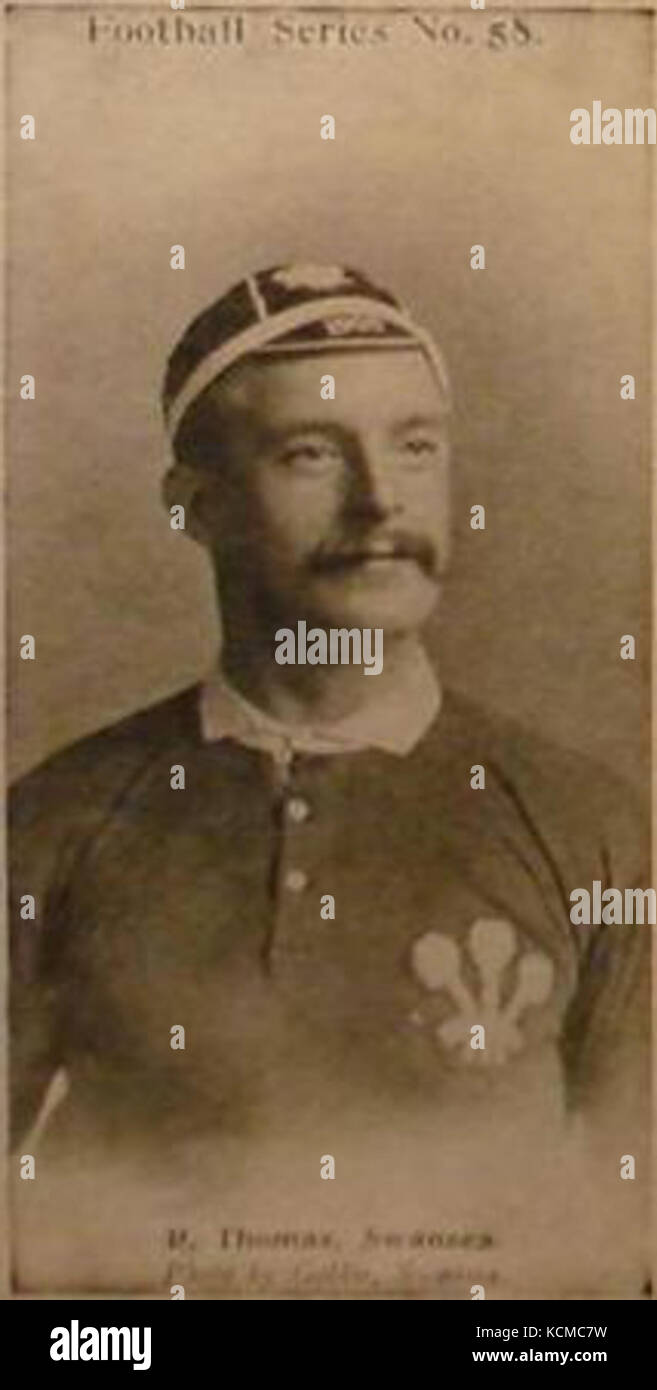 Bob Thomas Rugby-Spieler Stockfoto