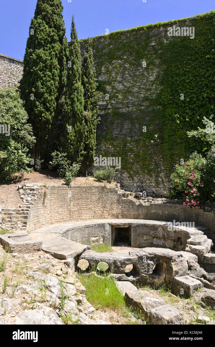 Castellum, Nîmes, Frankreich Stockfoto