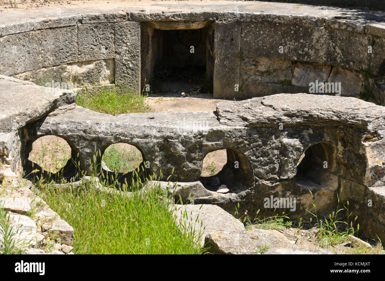 Castellum, Nîmes, Frankreich Stockfoto