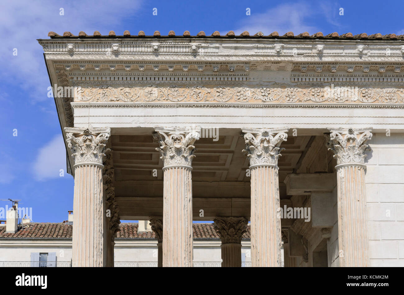 Maison Carrée, Nîmes, Frankreich Stockfoto