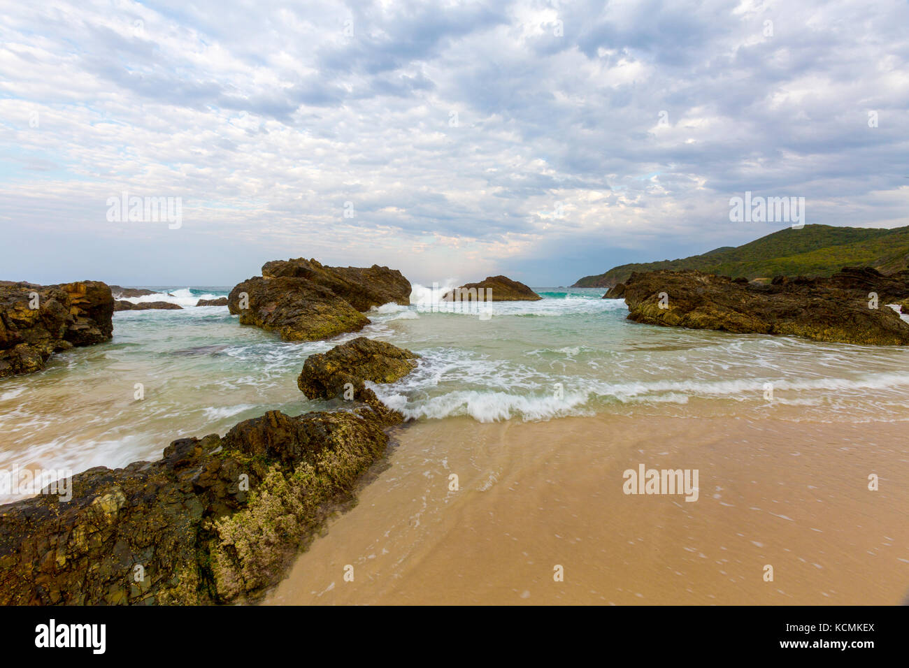 Burgess Strand Forster in der Mitte der Nordküste von New South Wales, Australien Stockfoto