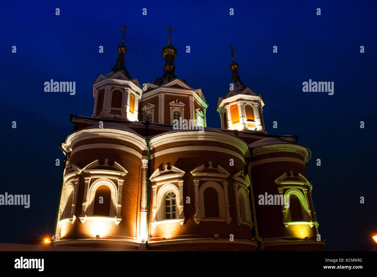 Kolomna, Moskauer Gebiet, Russland. die Annahme brusensky weiblichen Kloster im Gebiet von kolomna Kreml hautnah. Stockfoto