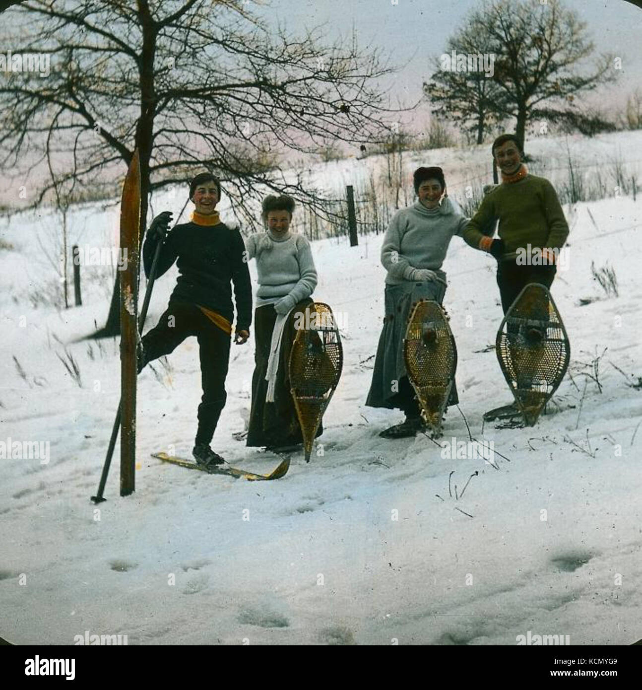 Kanadische Wintersport Stockfoto