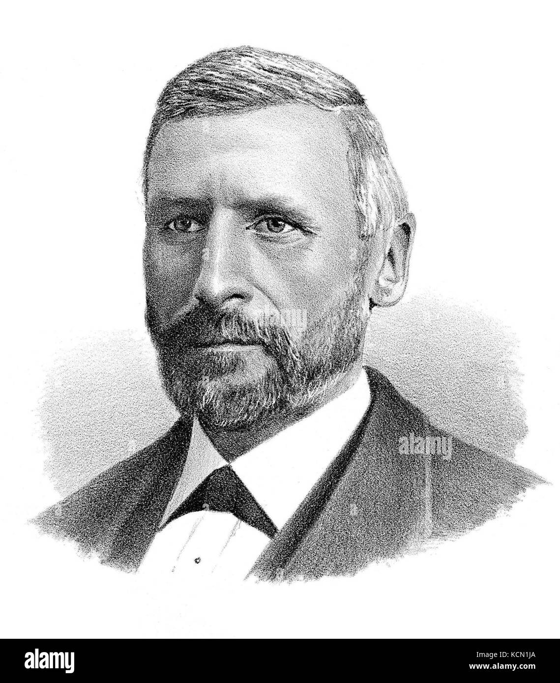 Emory Ferguson, Porträt von 1889 Stockfoto