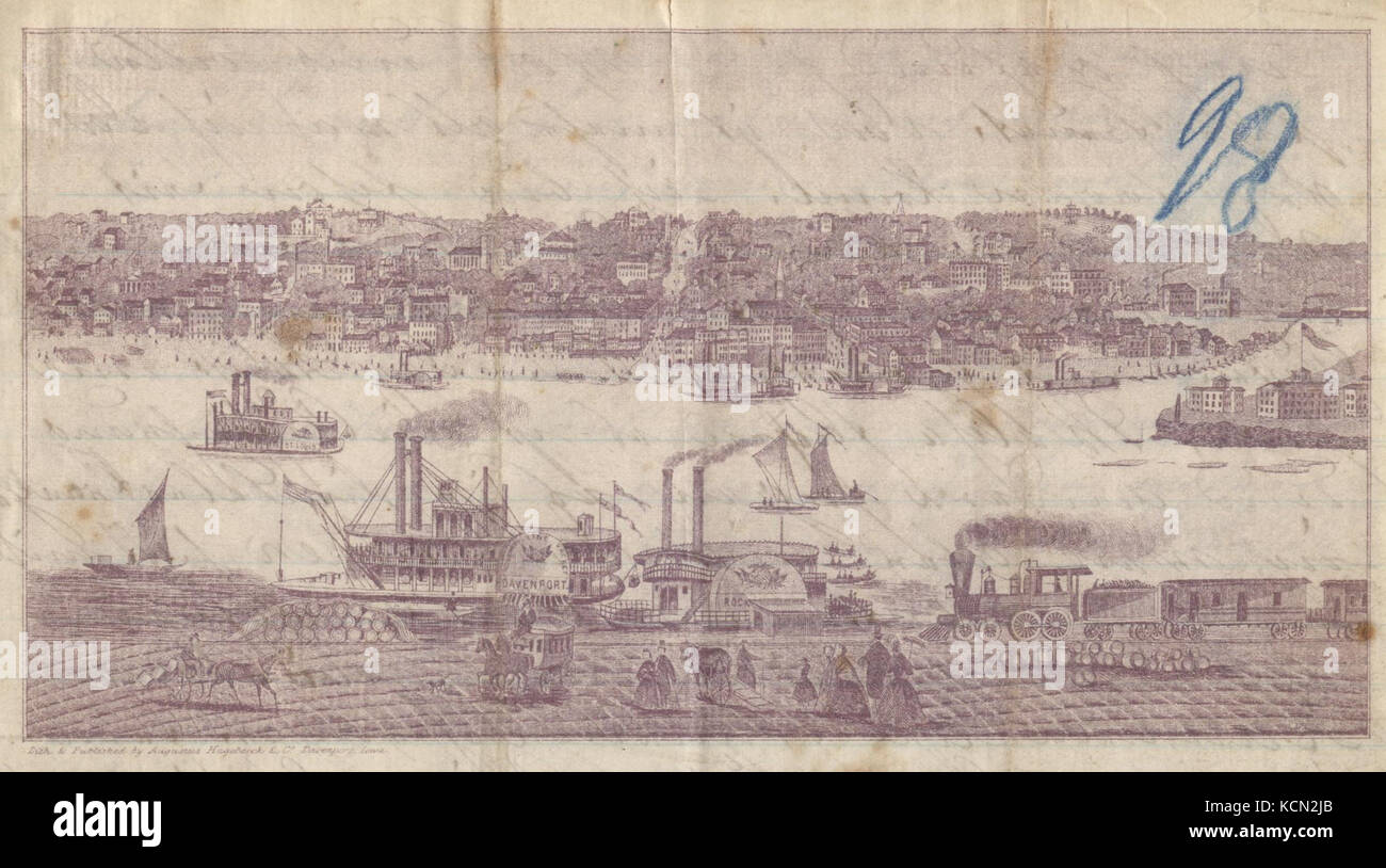 Davenport IowalJS Stockfoto