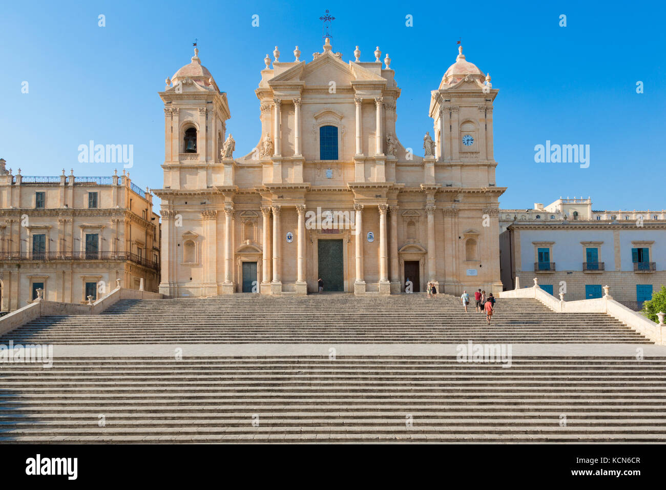 Noto (Sizilien, Italien) - Kathedrale von Saint Nicolò Stockfoto