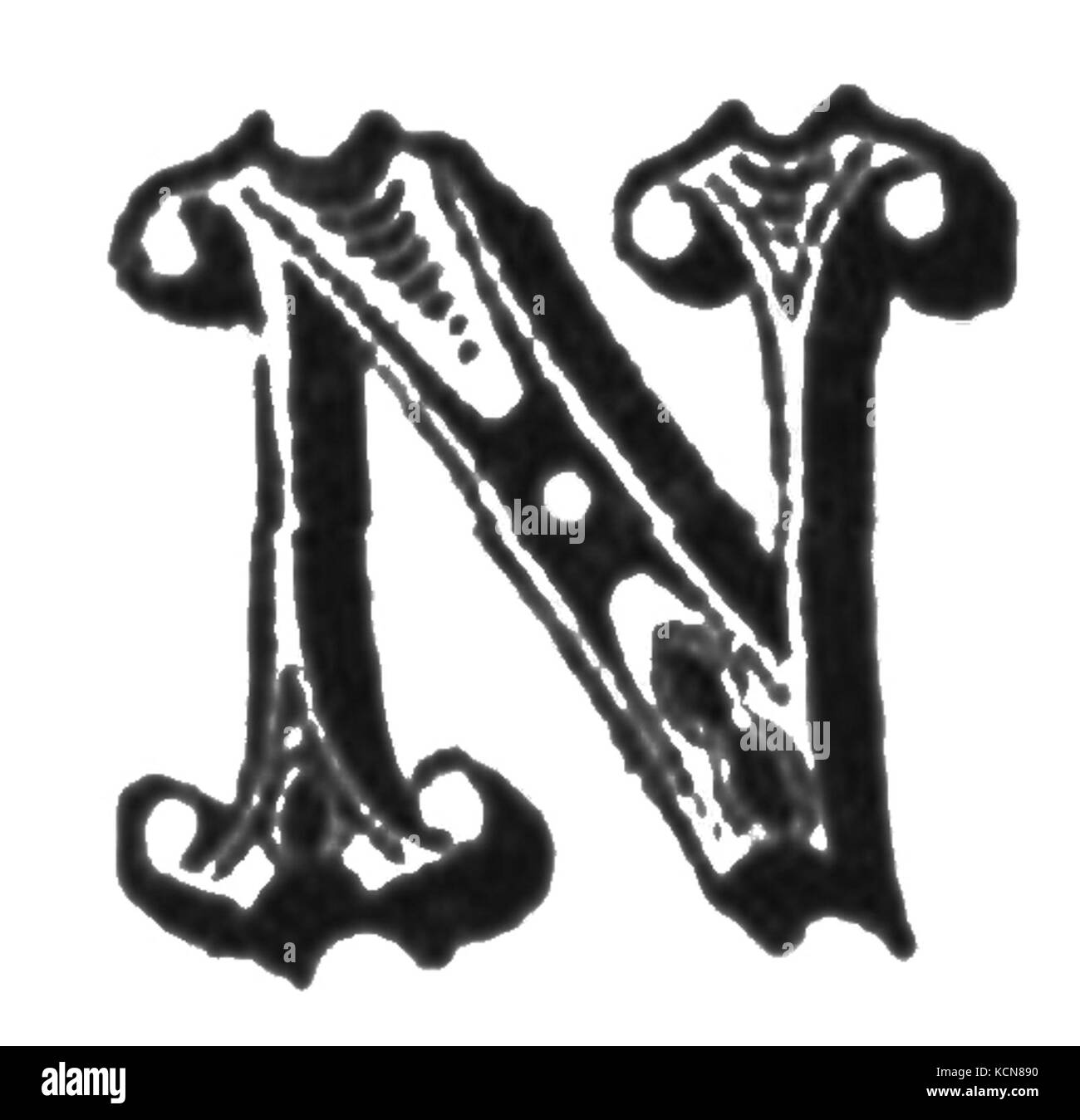 Eine Seite aus einem *Abecadlnik*-Buch, auf der pädagogische Inhalte vorgestellt werden, die sich auf das Erlernen des Alphabets und die frühe Alphabetisierung konzentrieren. Stockfoto