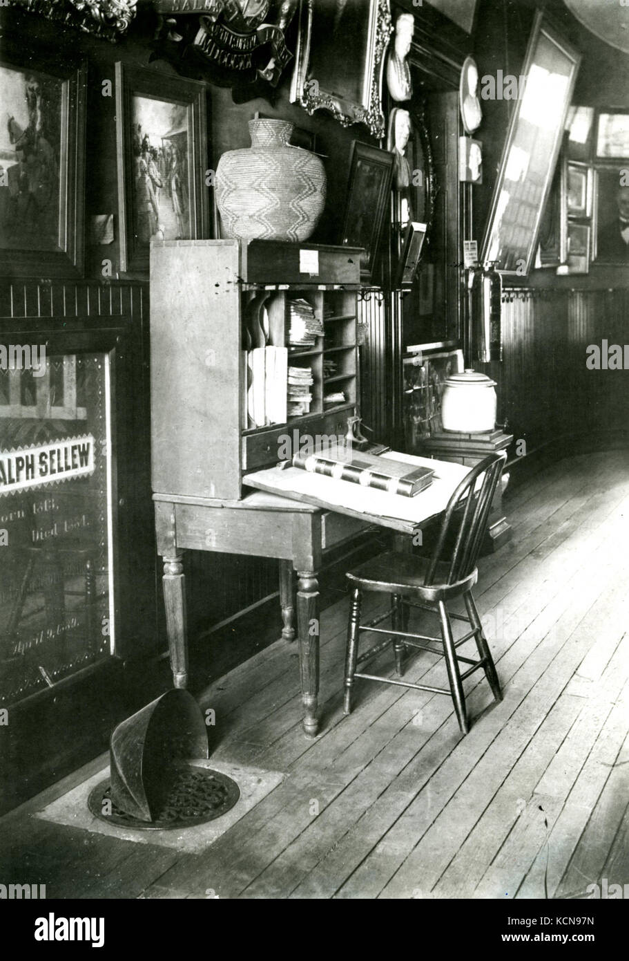 Allgemeine US Grant Schreibtisch auf Anzeige an Missouri Historical Society, 1600 Lucas Ort Stockfoto