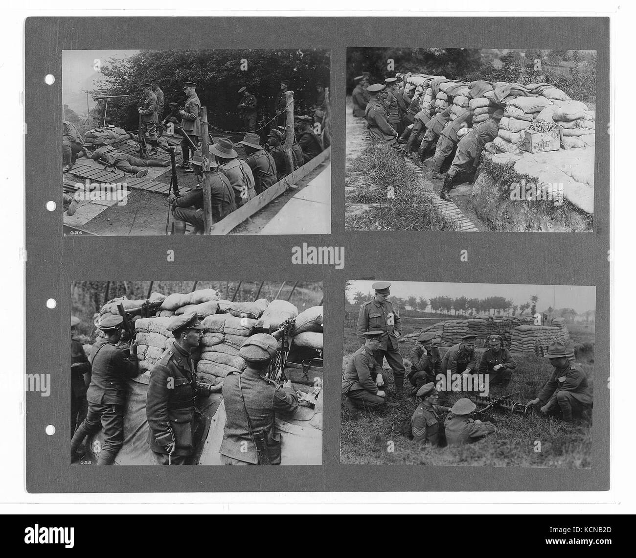 Kanadische Offizielle Krieg Fotos (BL l. r.233.b57. v1 f010 r) Stockfoto