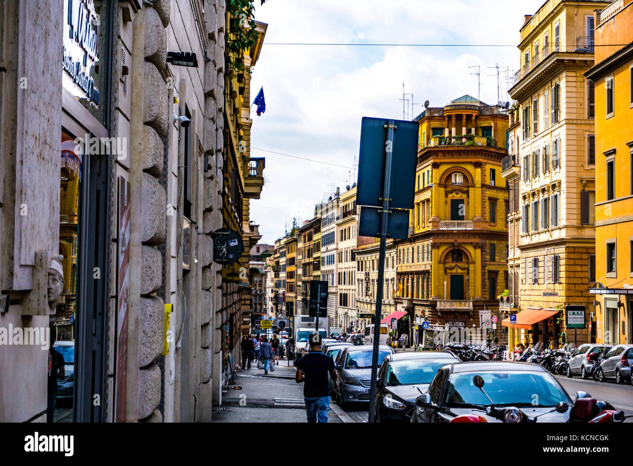 Szenen aus Rom Italien Stockfoto