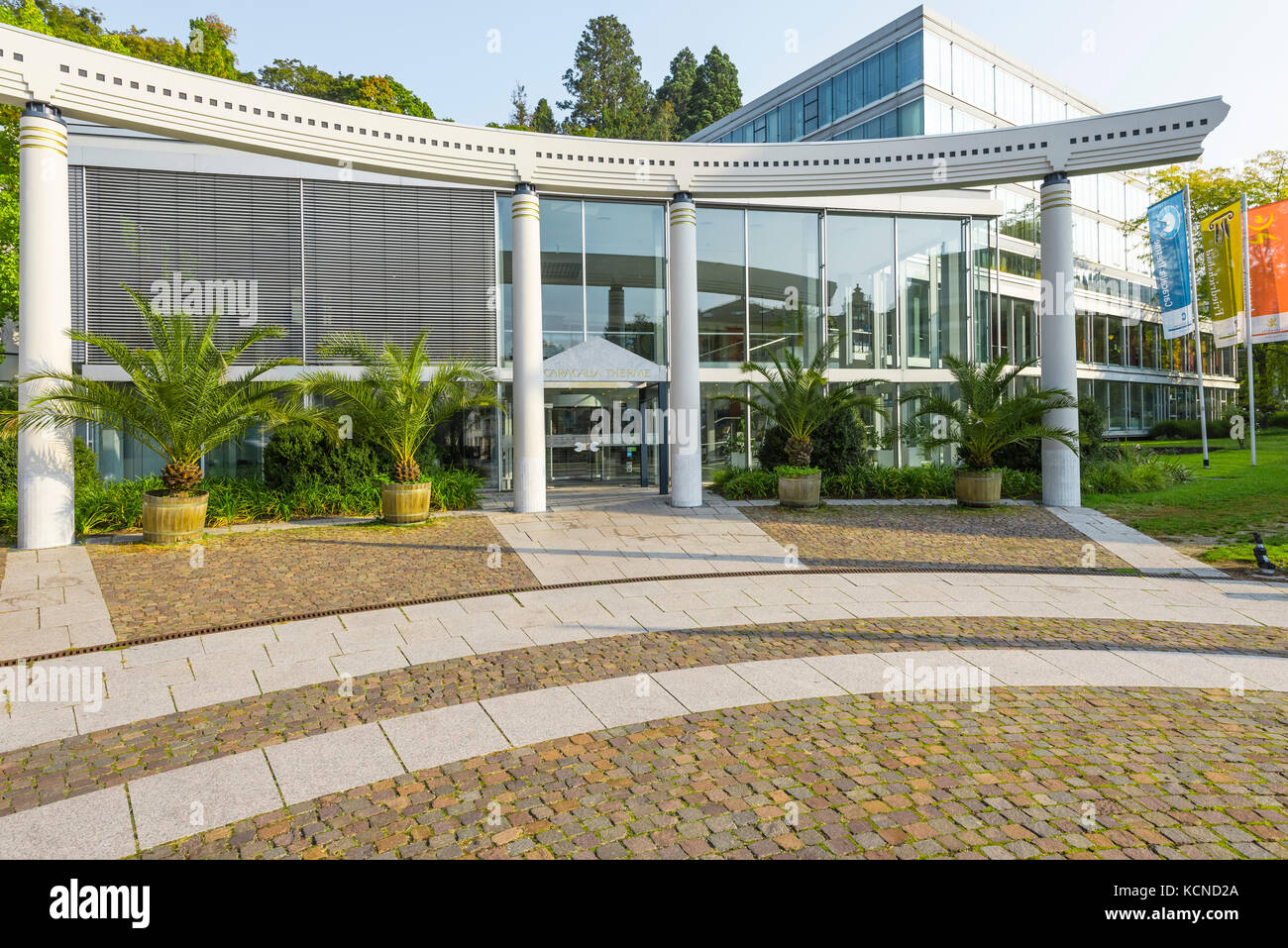 Portal der Caracalla Therme, Kurbad Baden-Baden, Baden-Württemberg, Randgebiet Schwarzwald, Deutschland Stockfoto