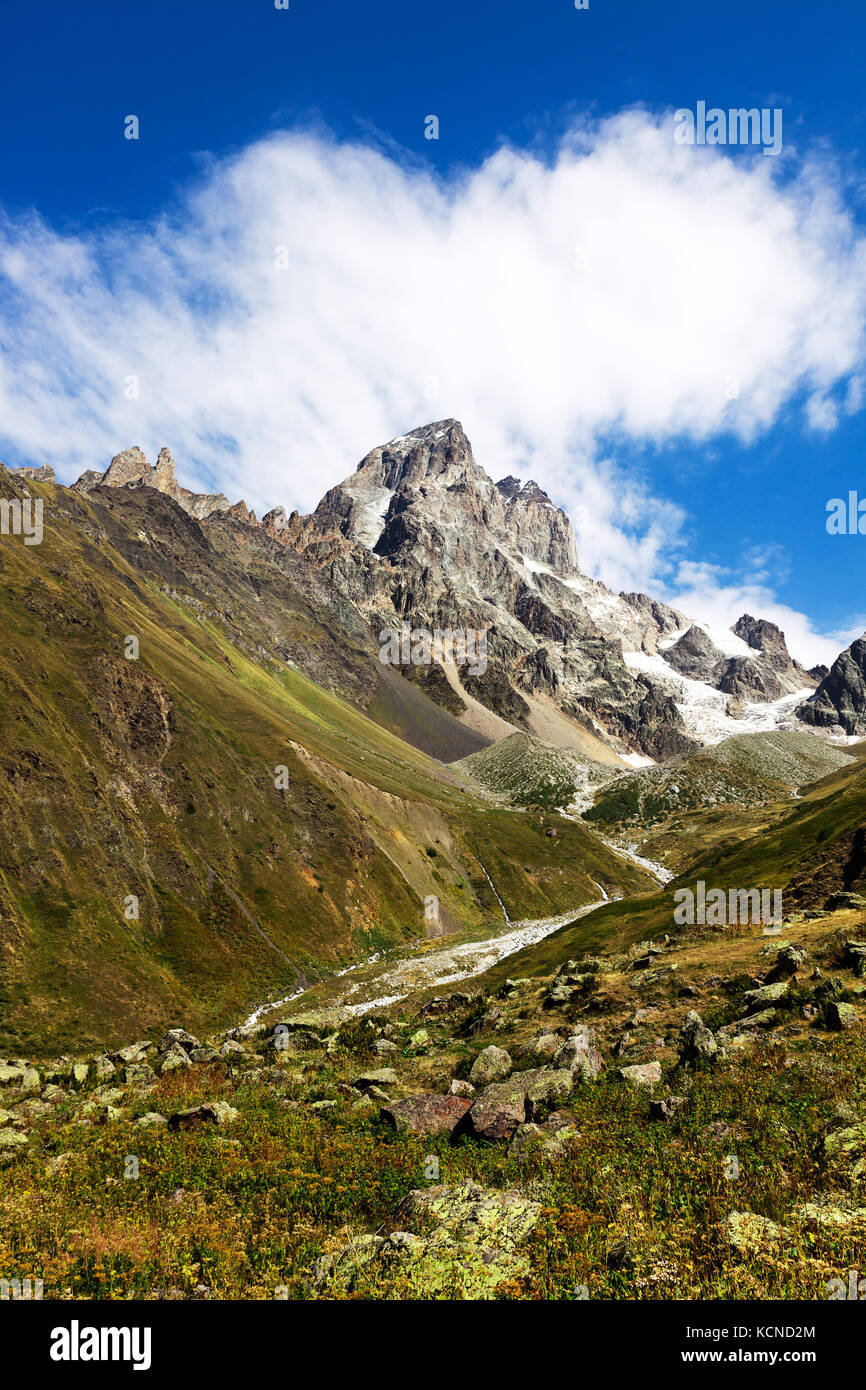 Berge in Georgien Stockfoto