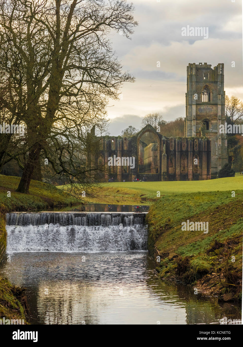 Fountains Abbey, North Yorkshire Stockfoto