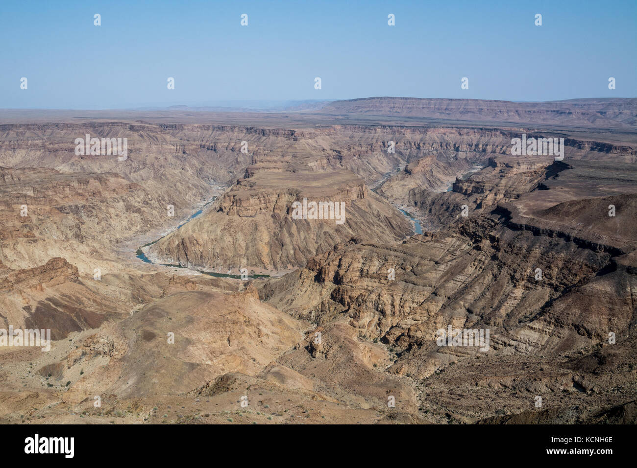 Blick in die Fish River Canyon Stockfoto