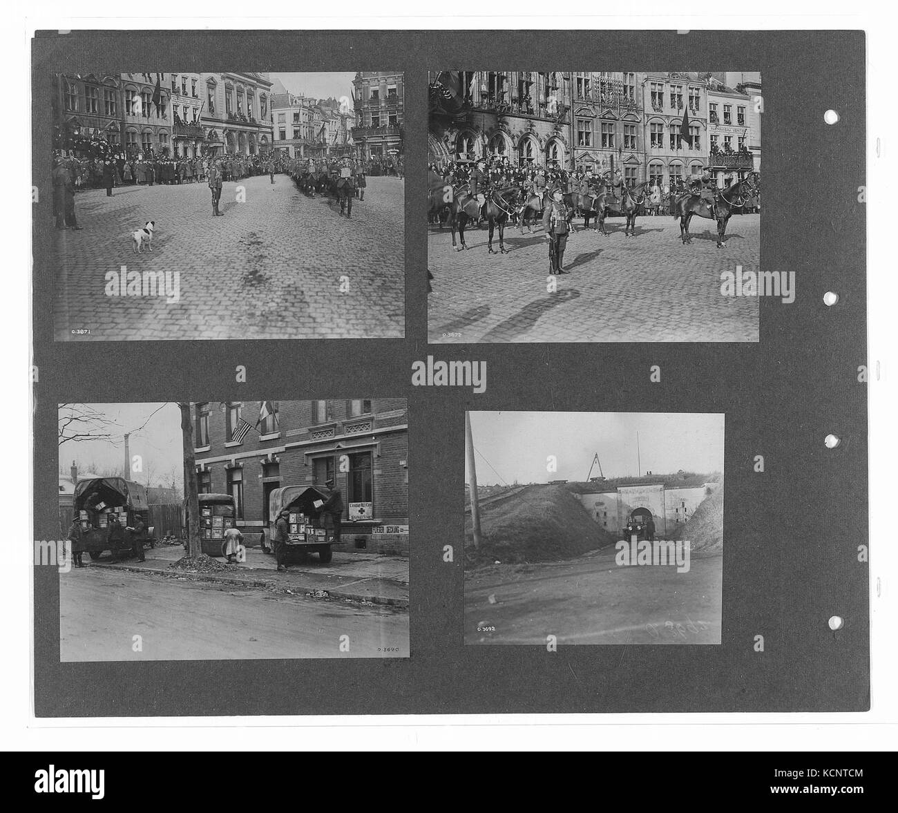 Diese offiziellen kanadischen Kriegsfotos halten wichtige Momente aus Kanadas Beteiligung am Ersten Weltkrieg fest und dokumentieren Soldaten, Schlachtfelder und das militärische Leben während des Konflikts. Stockfoto