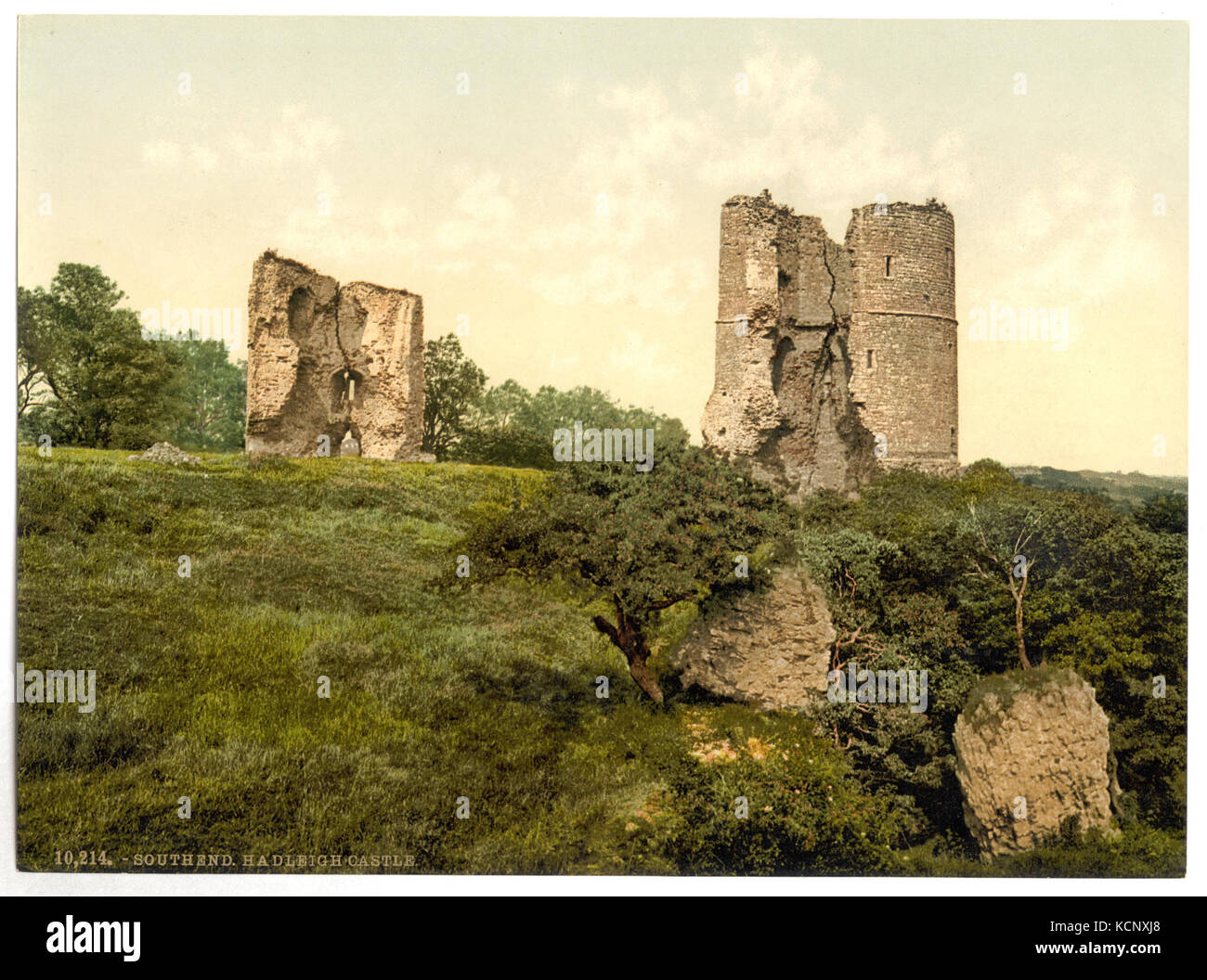 Hadleigh Castle, Southend On Sea, England LCCN 2002708115 Stockfoto
