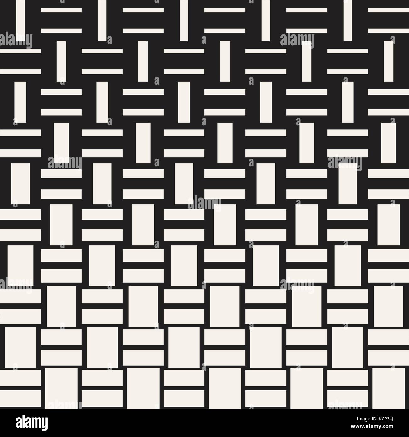 Vektor nahtlose geometrische Muster. halftone Farbverlauf Farbverlauf. gewebte Linien einfache Gitter Stock Vektor