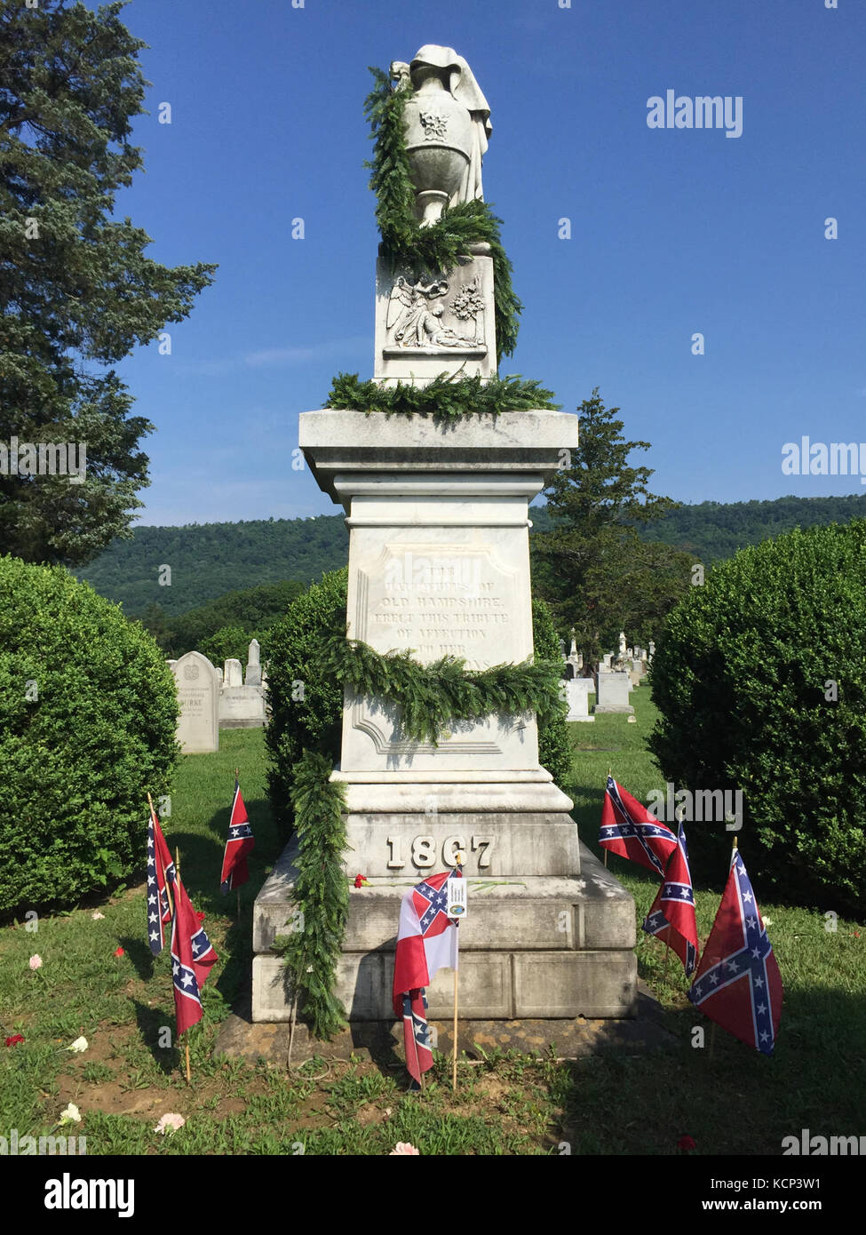 Confederate Memorial Romney WV 2015, 06., 08., 01. Stockfoto