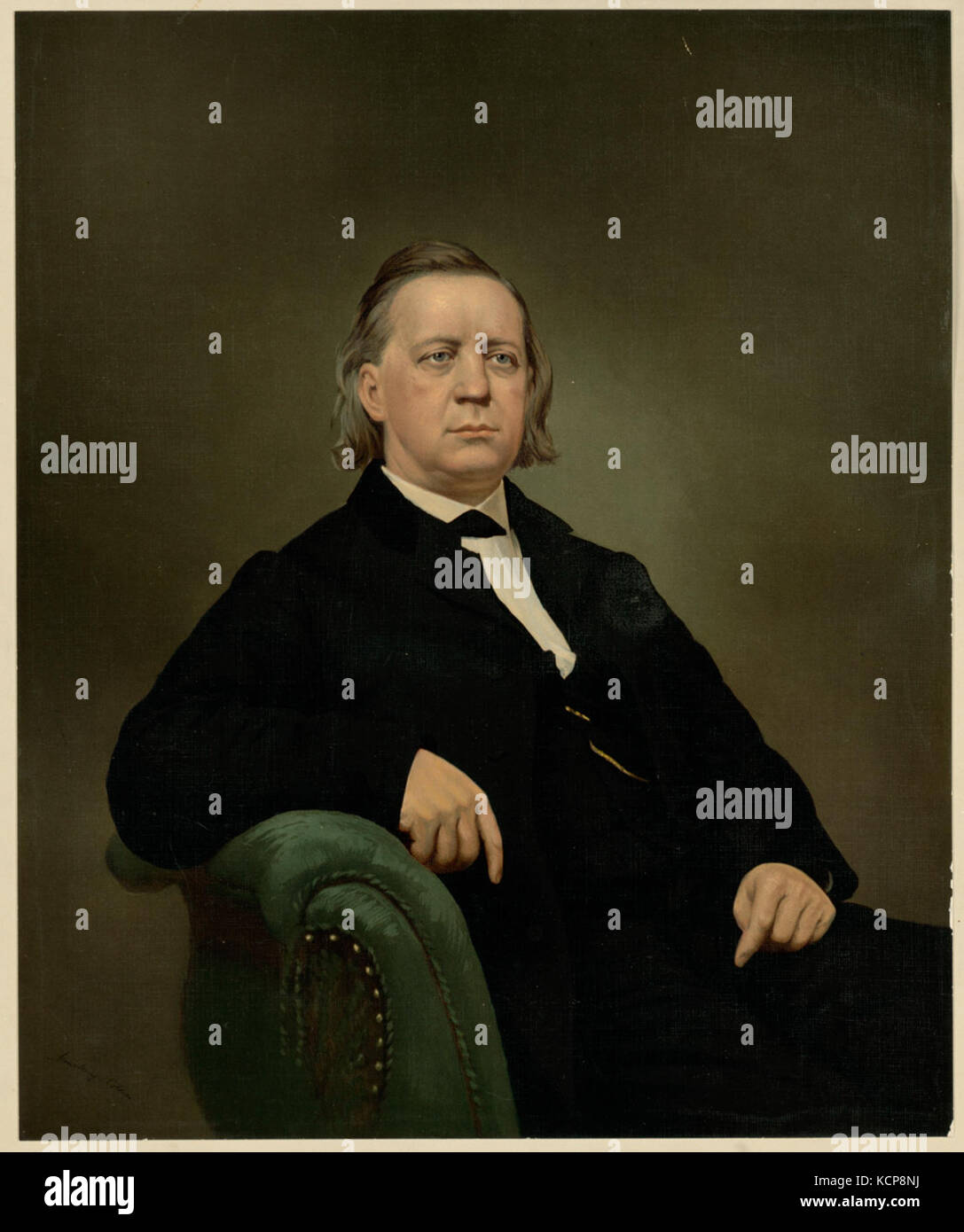 Henry-bezirk Beecher 2 (Boston Public Library) Stockfoto