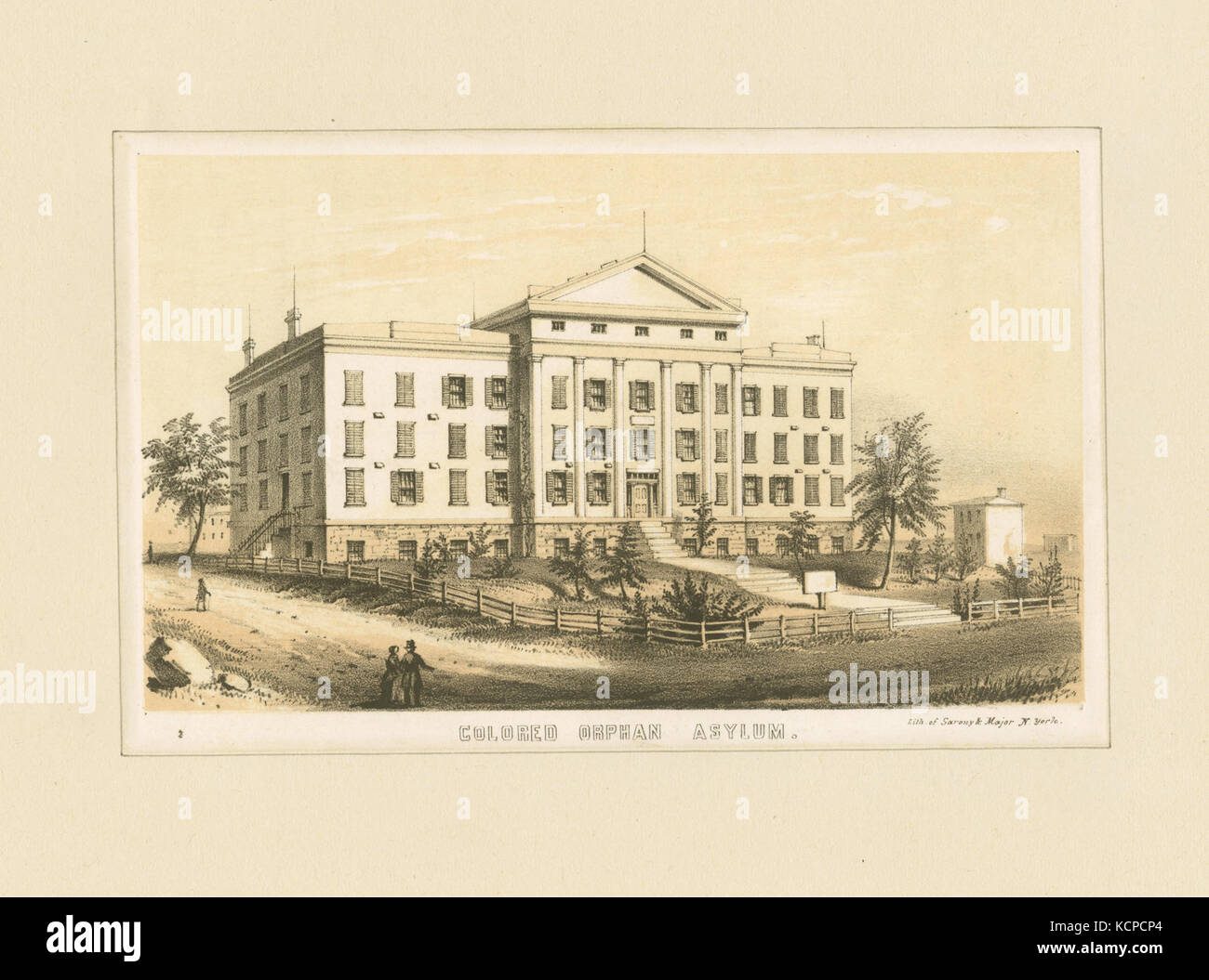 Farbige Orphan Asylum (Nypl b 13476047 422139) Stockfoto