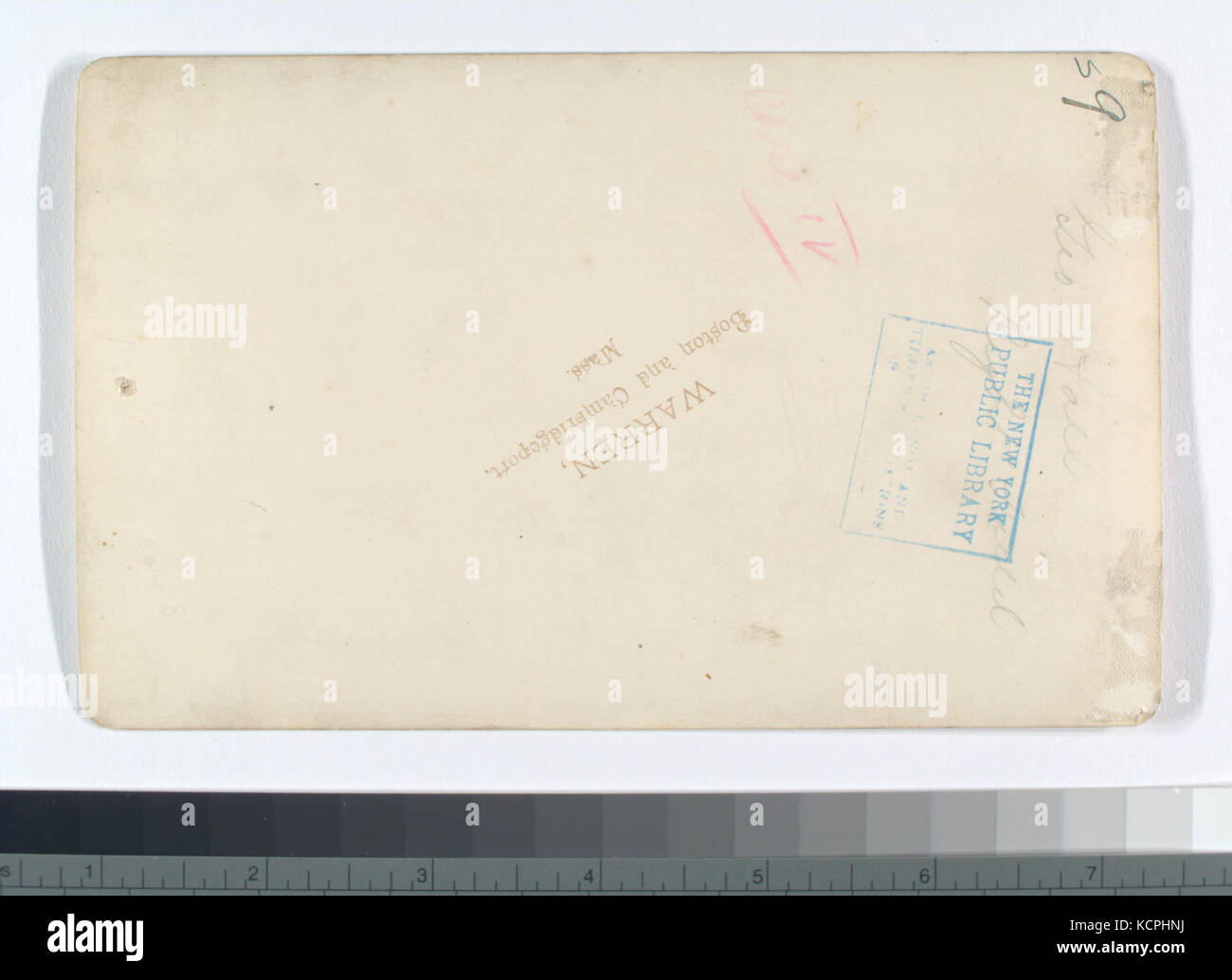 George Hall, Boston rote Strümpfe, 1874, rechte Feld (Nypl b 13537024 56763) Stockfoto