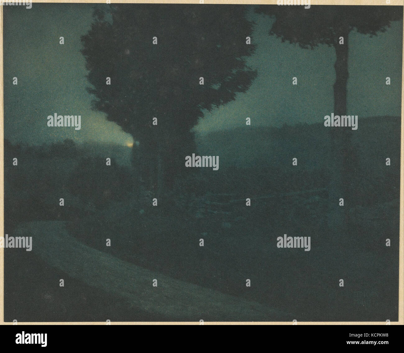 Edward Steichen (Amerikanische) (Straße in das Tal Mondaufgang) Stockfoto